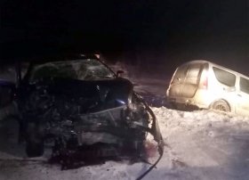В Башкирии от столкновения "Лады Веста" и "KIA Rio" погибла пассажирка