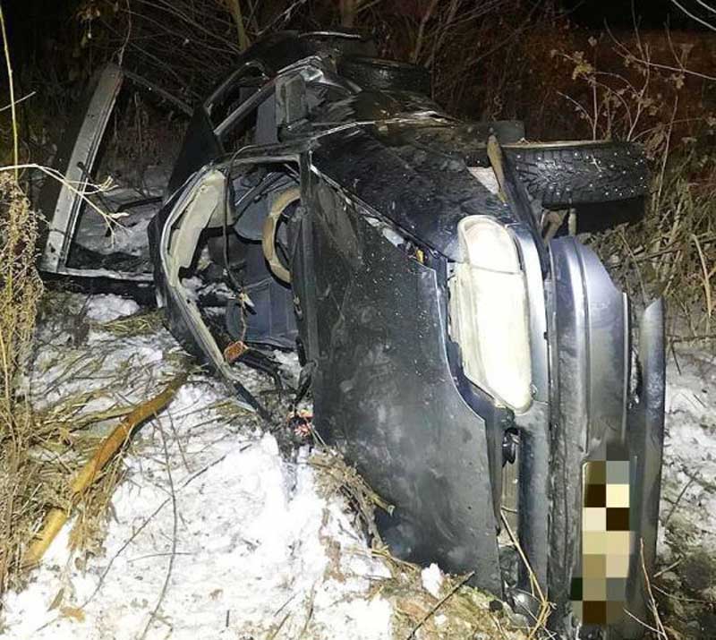 В Башкирии водитель за рулем «ВАЗ-2114» вылетел с дороги в кювет