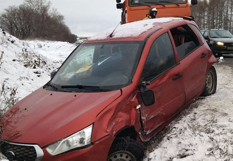 Массовая авария в Башкирии: пострадал водитель и ребенок