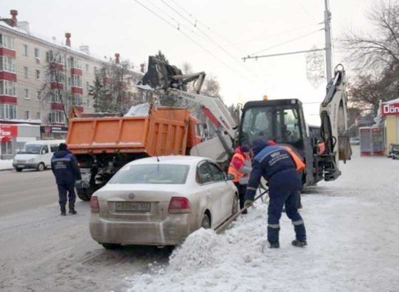 В Уфе начнут эвакуировать машины, мешающие уборке снега