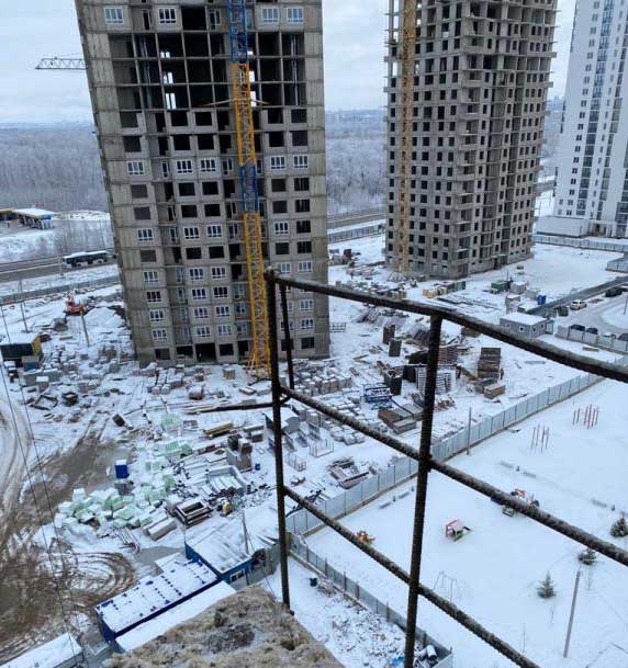В Башкирии разбился каменщик, упав с высоты 12 этажа