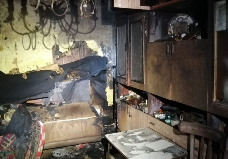 В Уфе в сгоревшей квартире пятиэтажки обнаружены тела двух мужчин