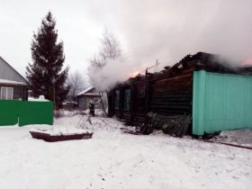 В Уфе прошедшей ночью произошло два пожара в которых пострадали пожилые люди