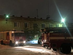 В Башкирии произошел пожар в здании городской больницы