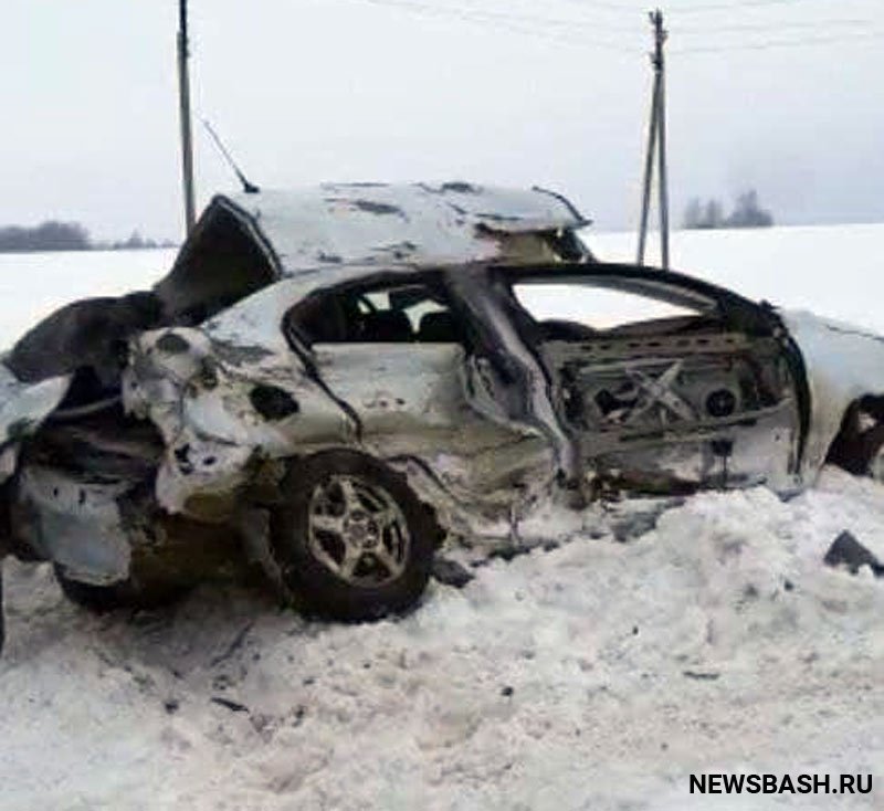 В Мишкинском районе Башкирии произошла жуткая смертельная авария