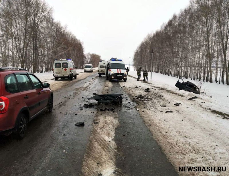 Смертельная авария в Дюртюлинском районе Башкирии, один погиб, двое пострадали