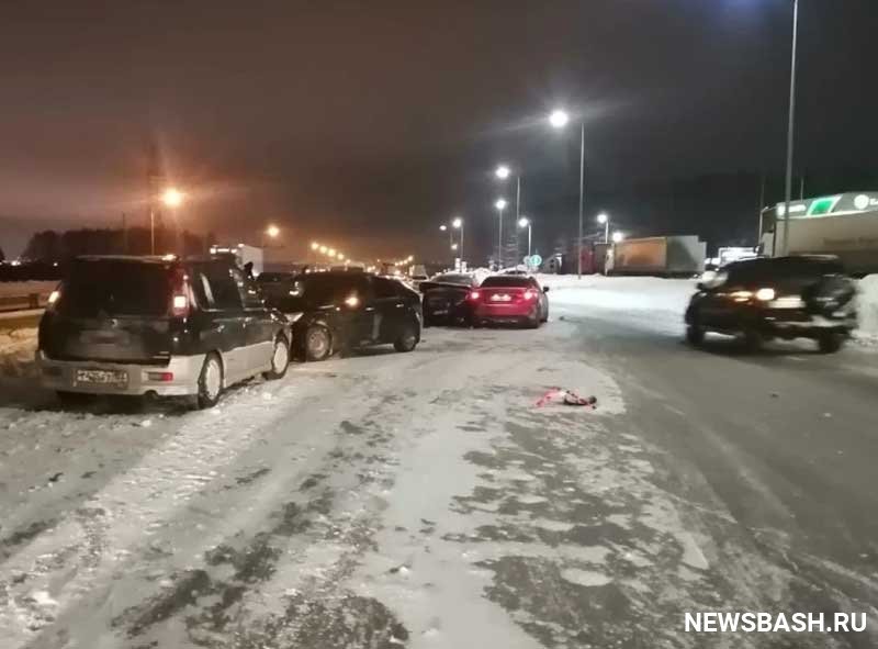 В Башкирии произошло четыре аварии с участием 10 машин