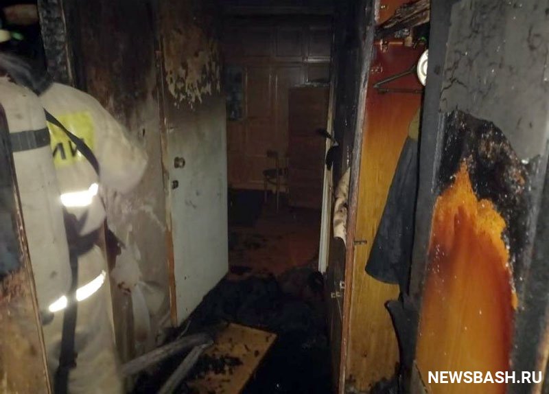 В Башкирии мужчина погиб после пожара в квартире