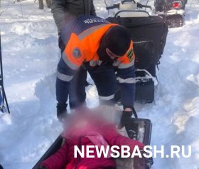 Жительница Башкирии получила тяжелую травму, катаясь на лыжах