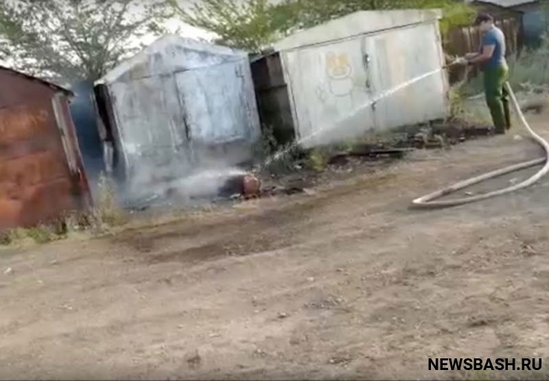 В Башкирии в результате возгорания бочки погиб ребенок