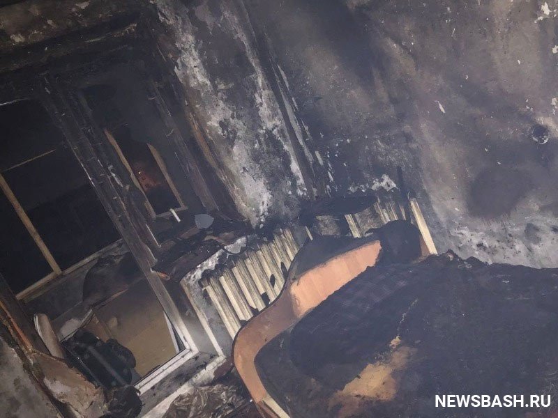 В Башкирии в страшном пожаре погиб мужчина