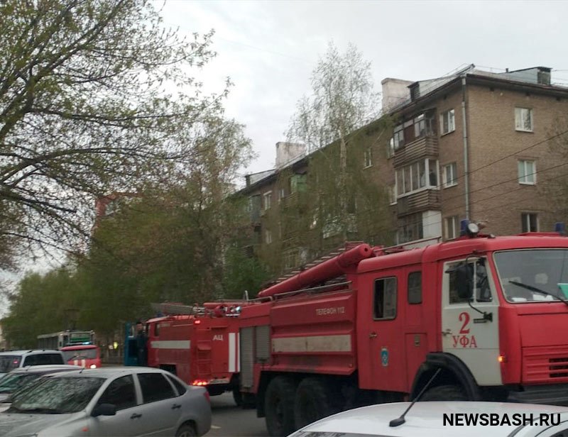 В общежитии крупного вуза в Башкирии произошел пожар