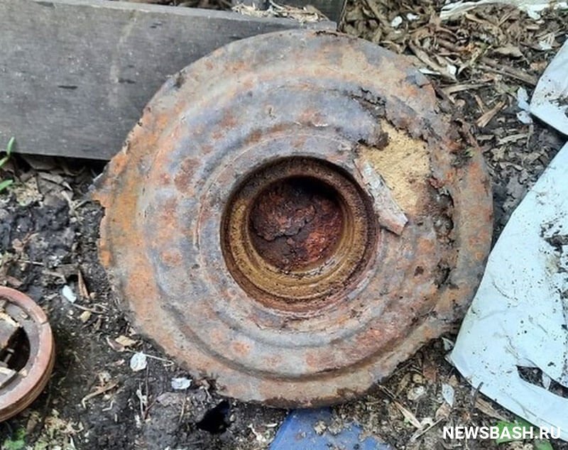 В Башкирии обнаружили мину в пункте приема металлолома