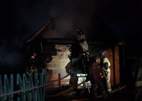 Жуткий пожар в Башкирии, погибли два человека