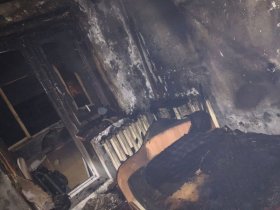 В Башкирии сгоревшем деревянном доме нашли тело мужчины