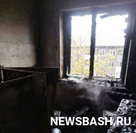Пожар в Башкирии: в реанимацию попал мужчина