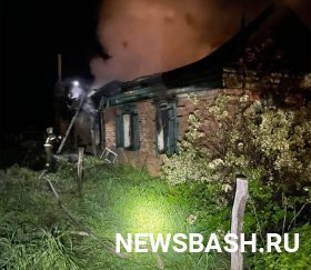 В Башкирии мужчина задохнулся в дыму пожара и погиб