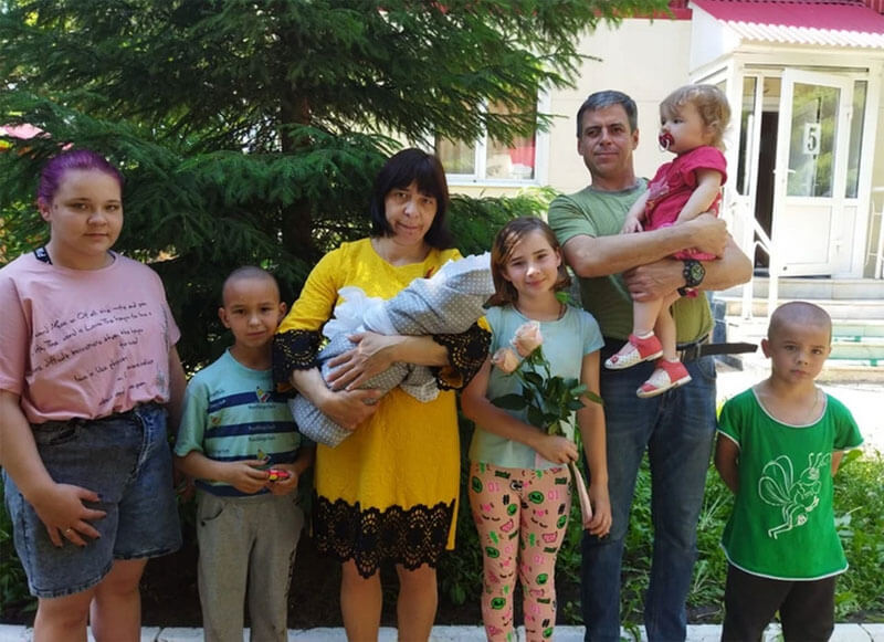 В Башкирии в семье переселенцев из Донбасса родился 6  ребенок