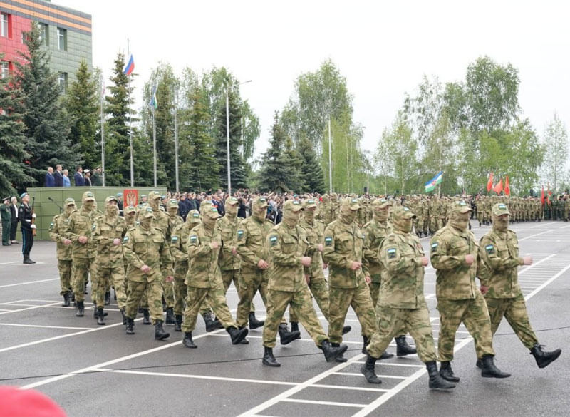 В Башкирии проводили батальон имени Минигали Шаймуратова