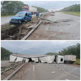 В Башкортостане произошла жесткая авария с участием бензовоза