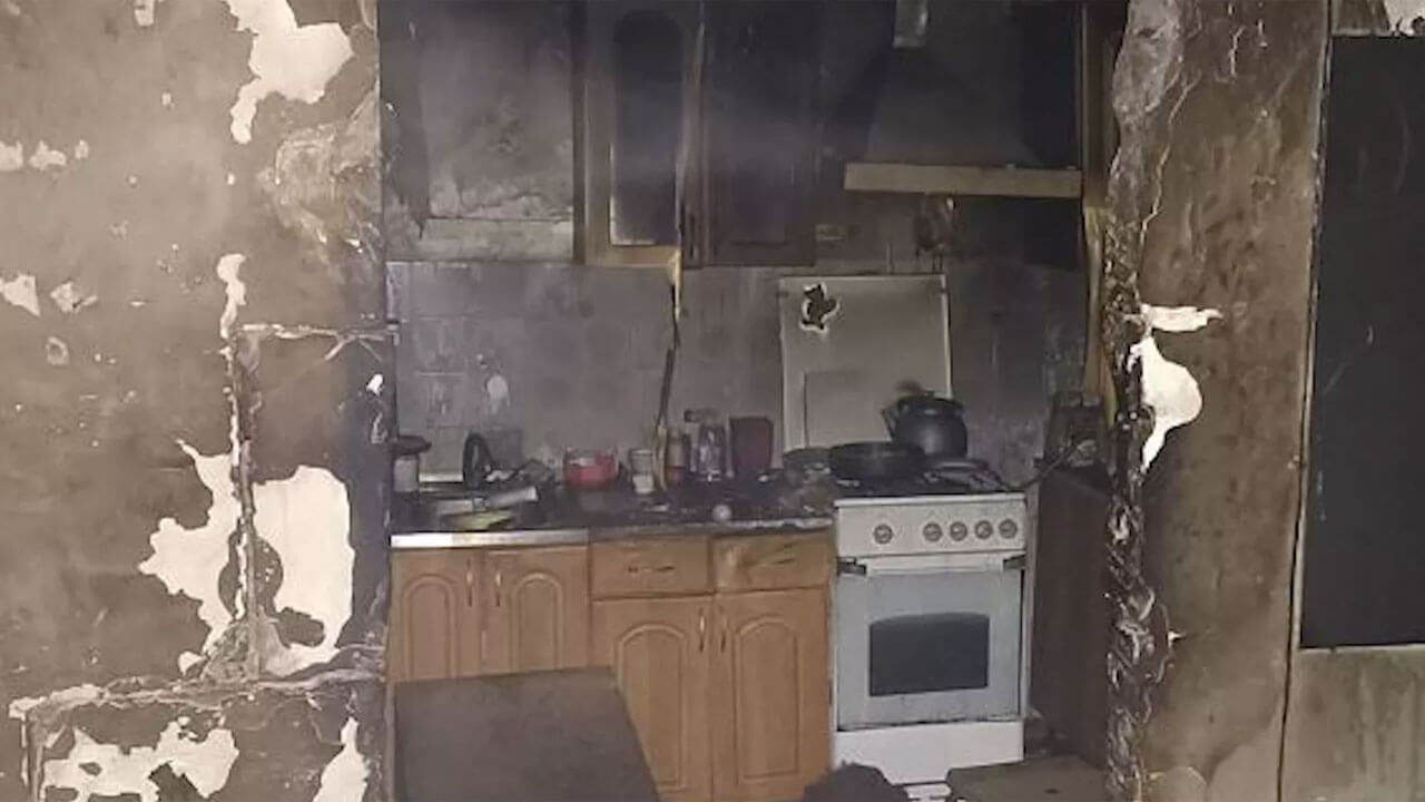 44-летний житель Башкирии пострадал во время пожара