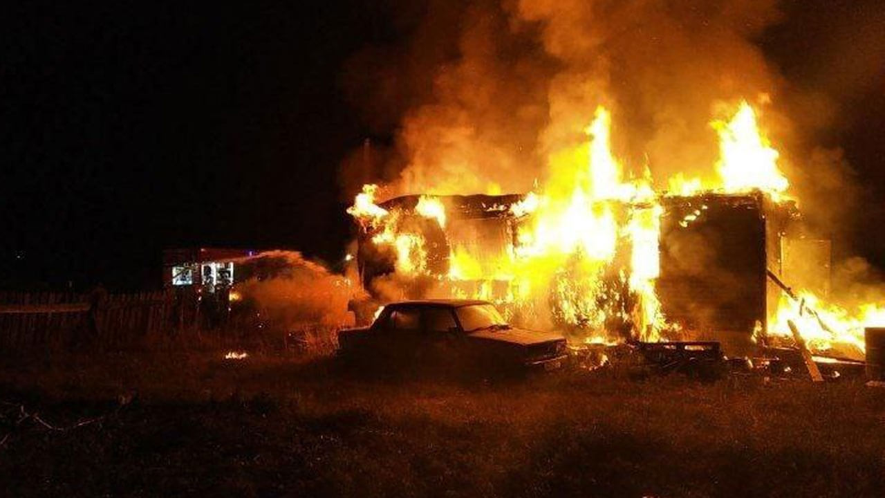 Пожар в Туймазинском районе Башкирии: сгорел частный дом, погиб мужчина