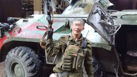 Боец из Татышлинского района Башкирии на угнанном у ВСУ-шников БТР вывез раненного командира