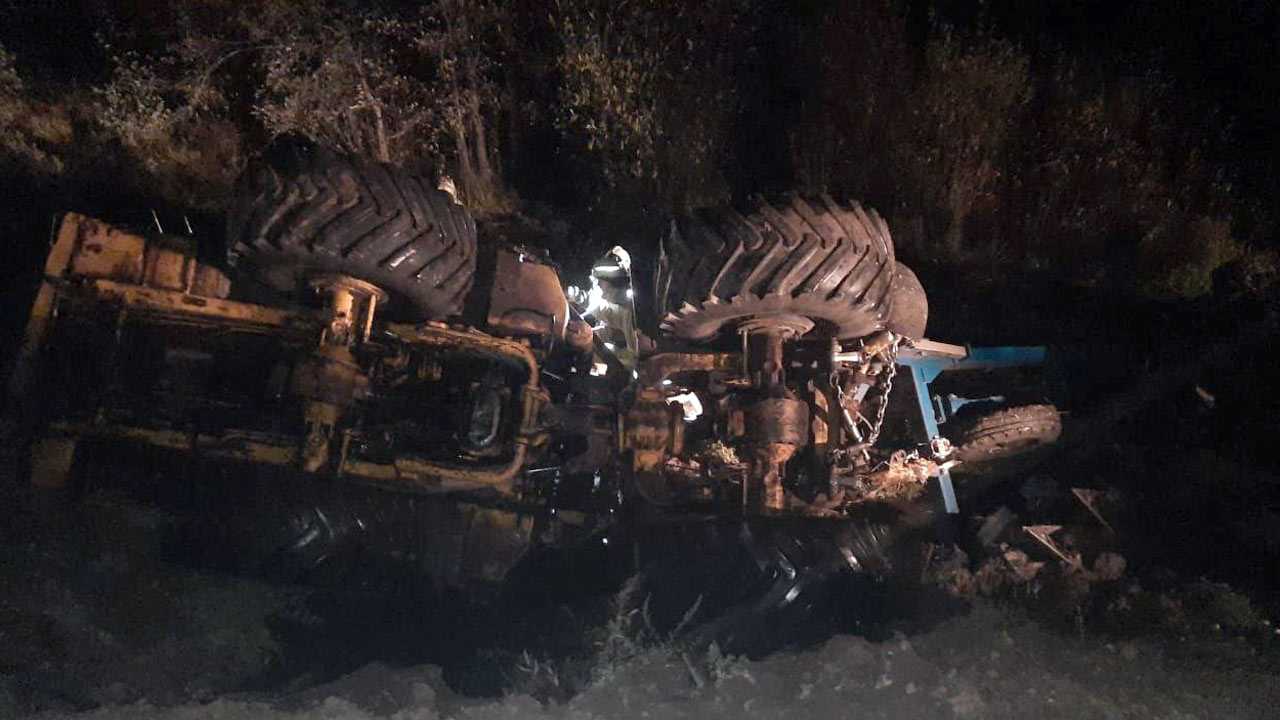 В Белебеевском районе Башкирии, не справившись с управлением, погиб водитель трактора