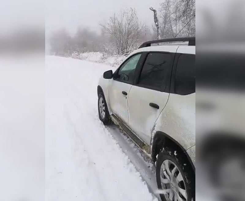 В Ишимбайском районе Башкирии выпало 10 сантиметров снега
