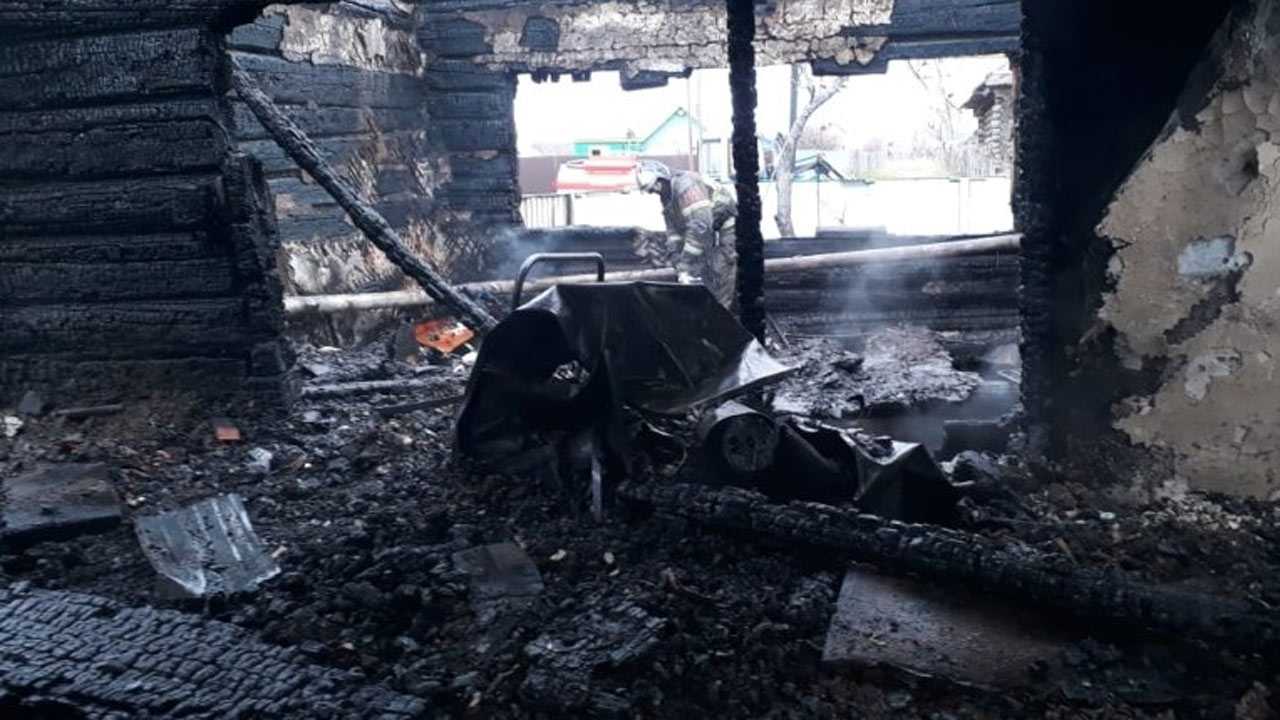 В Дюртюлинском районе Башкирии при пожаре погибла женщина