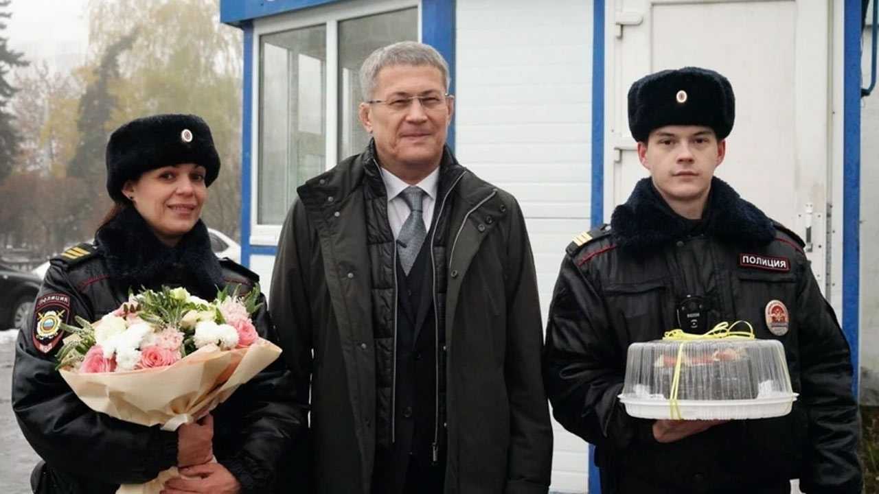 Глава Башкортостана лично поздравил сотрудников МВД с их профессиональным праздником