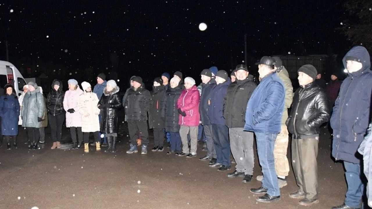 В Кигинском районе Башкирии в зону СВО отправили добровольцев батальона имени Салавата Юлаева