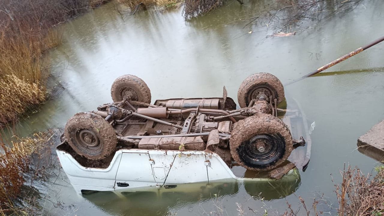 В Татышлинском районе Башкирии погиб водитель опрокинувшись в реку