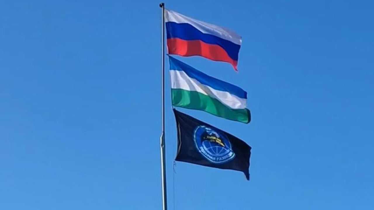 Флаг Башкирии подняли в зоне СВО