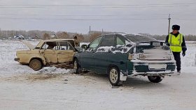 В Альшеевском районе Башкирии в аварии пострадала пожилая пара