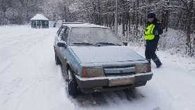 На трассе в Башкирии едва не замерз водитель
