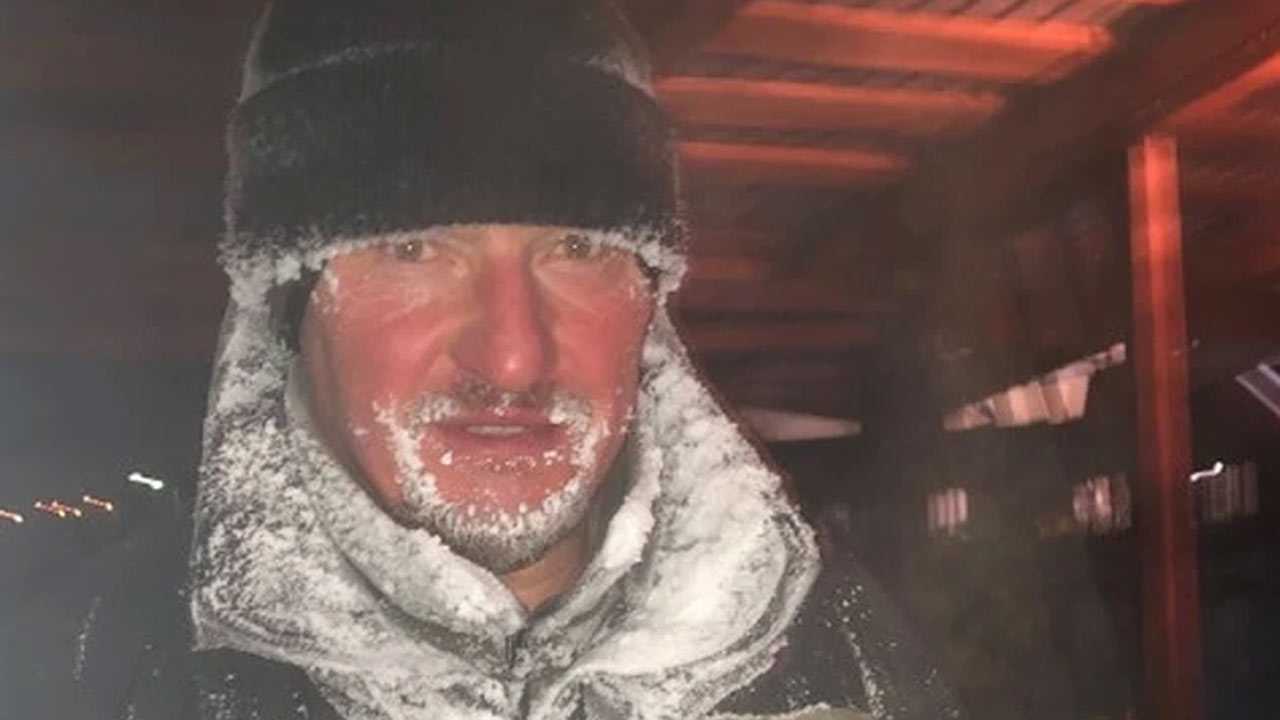 Глава Белорецкого района Башкирии в 35-градусный мороз вышел на пробежку
