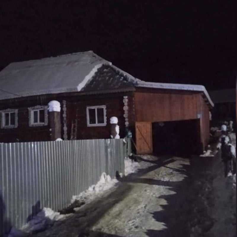 В Белорецком районе Башкирии загорелся дом многодетной семьи