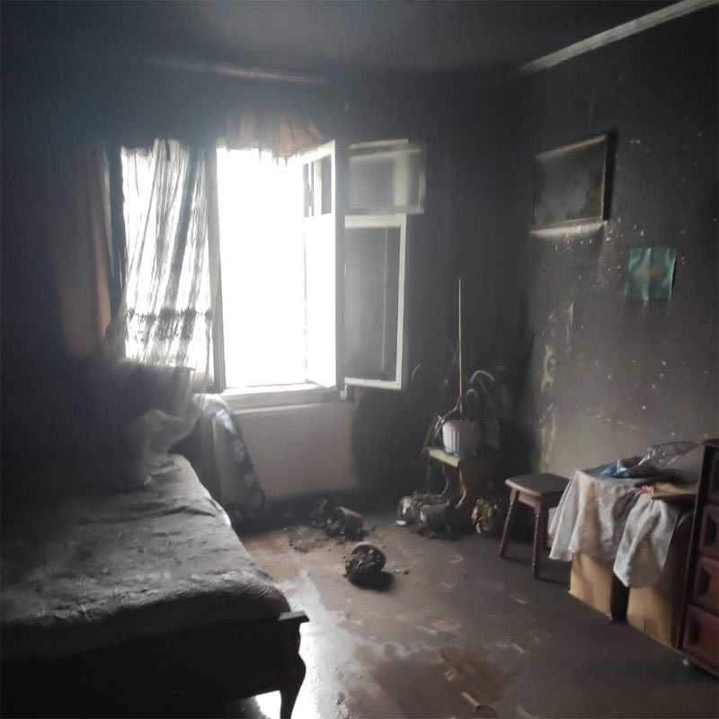 Пожар в многоквартирном доме в Уфе унес жизнь мужчины