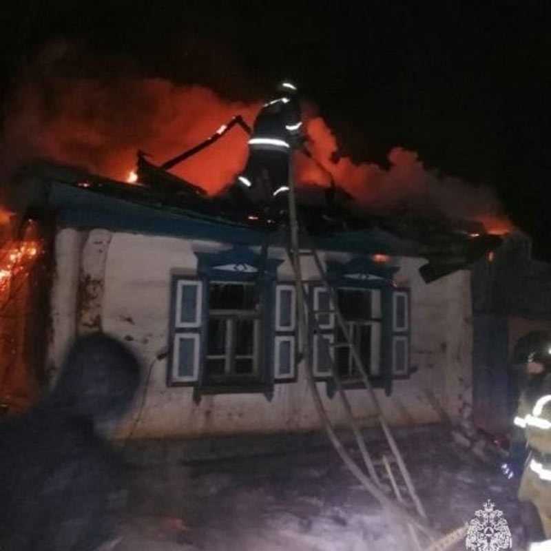 В Давлекановском районе Башкирии мужчина получил 70% ожогов тела в пожаре