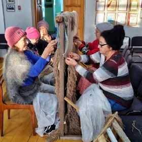 В Чишминском районе Башкирии пенсионерки шьют маскировочные сети и халаты для военнослужащих
