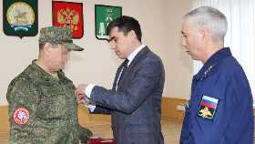 Добровольца из Шаранского района Башкирии наградили медалью «За отвагу»