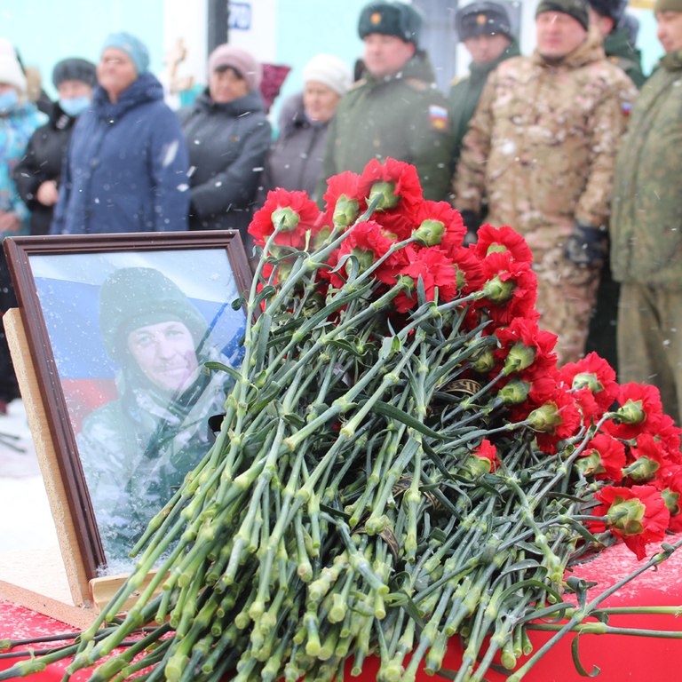 В Башкирии простились с погибшим во время специальной военной операции Сергеем Матвеевым