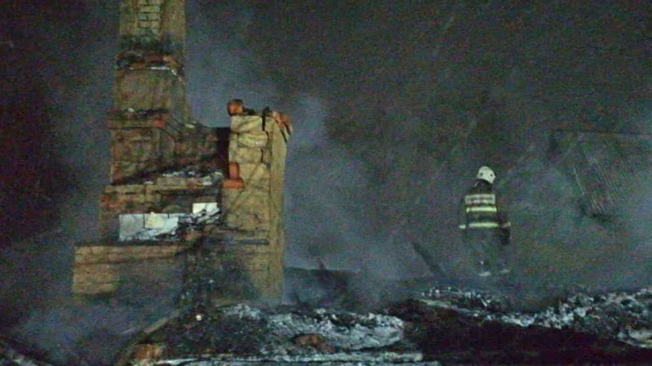 В Башкирии при пожаре в частном доме пострадала 52-летняя женщина