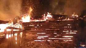 В Иглинском районе Башкирии во время пожара нашли фрагменты человека