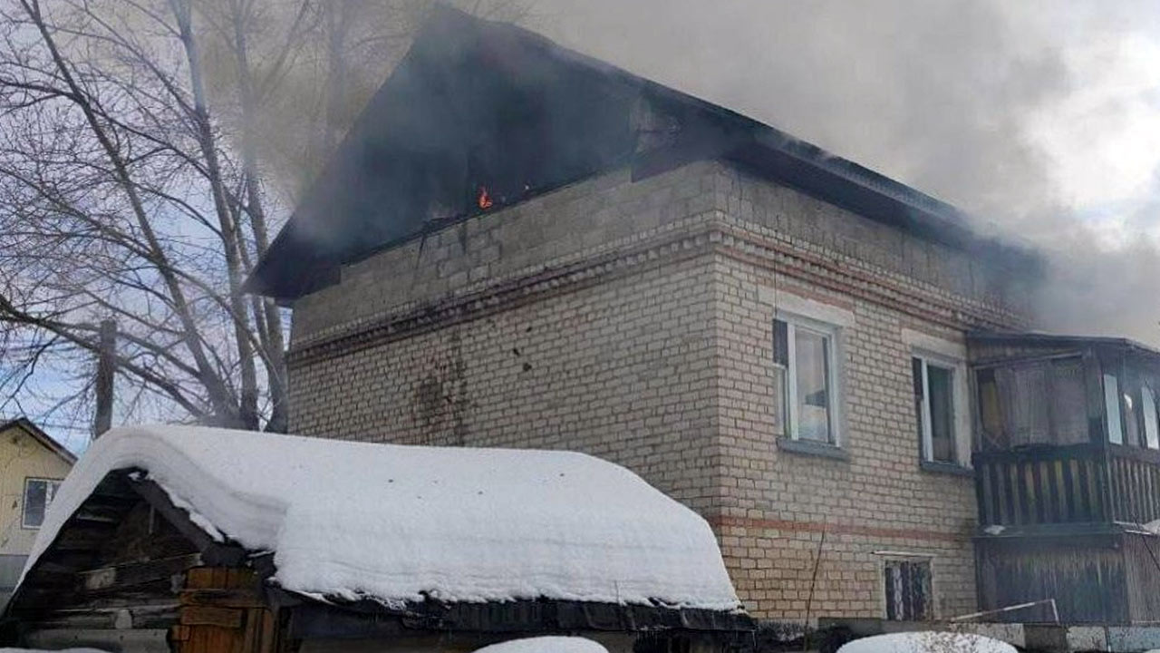 В Башкирии в доме многодетной семьи произошел пожар
