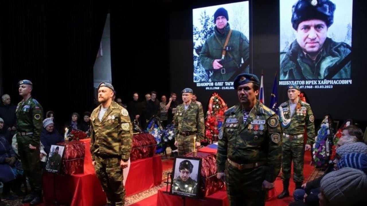 В Башкирии простились с двумя бойцами, погибшими в ходе СВО