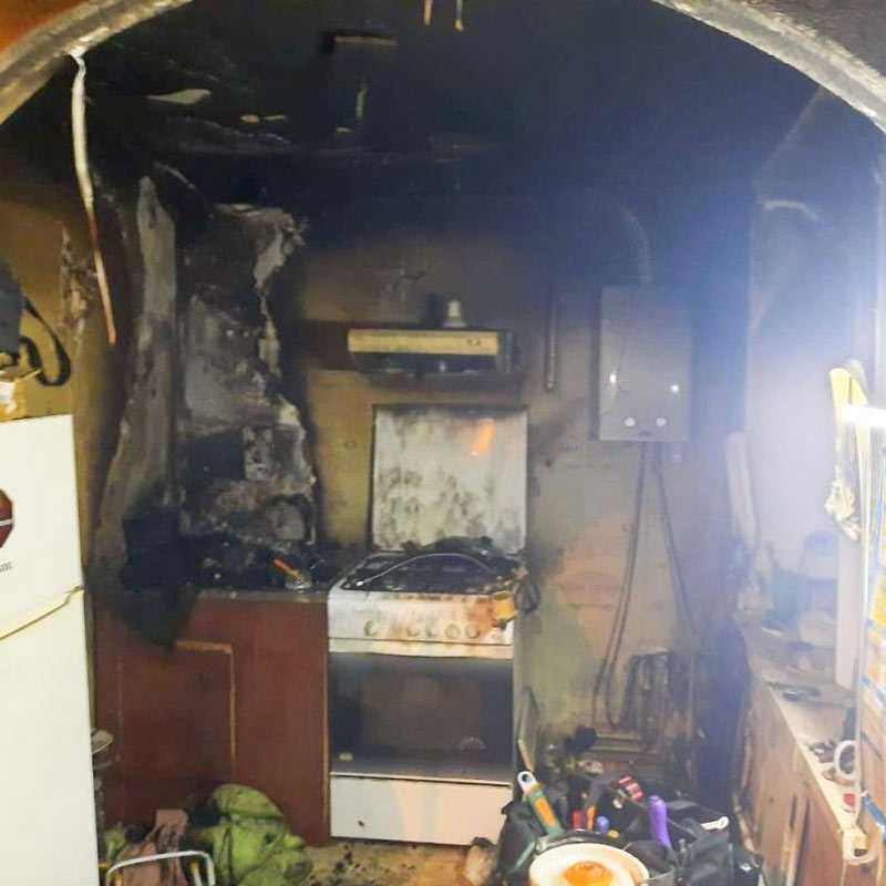 В Башкирии в квартире, где находились дети произошел пожар