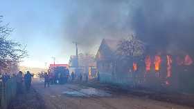 В Башкирии на четырех участках вспыхнул пожар