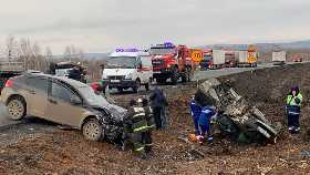 В Башкирии в массовой аварии погиб житель Самарской области